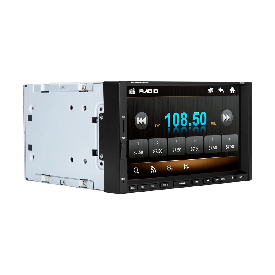 

1080P RM-CW 9301 7 inch Car Radio Audio Stereo Touch Screen Bluetooth Car MP3 MP4 Player Support Steering Wheel Control Camera