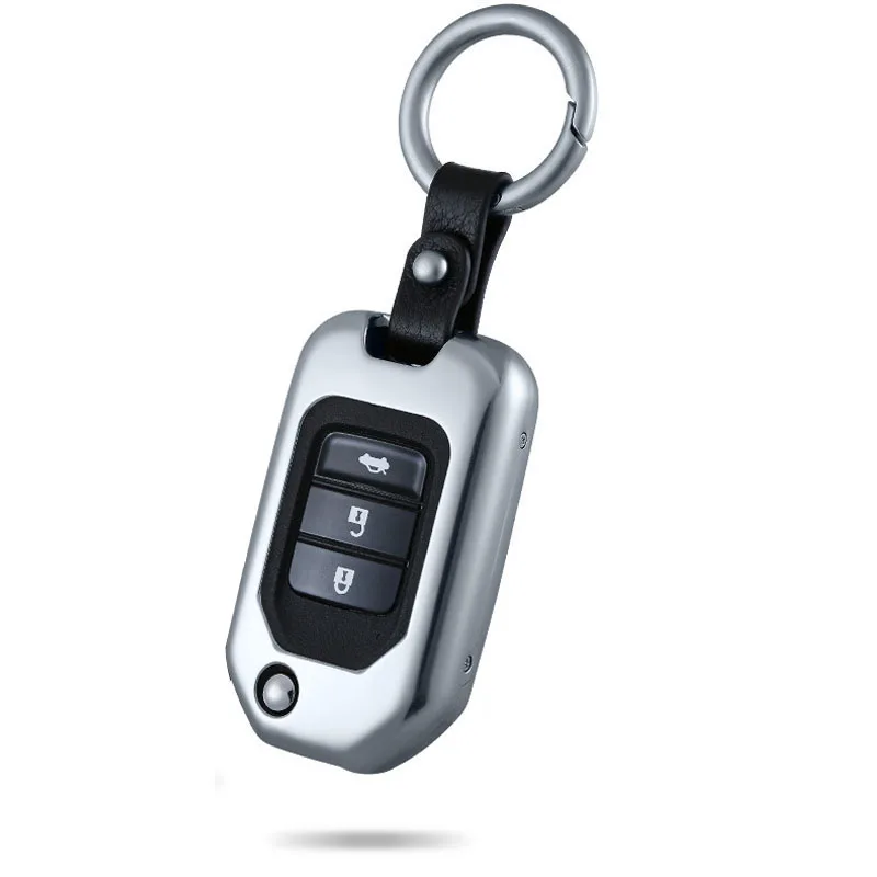 

Aluminum alloy 1pcs 3 or 2 Buttons Car Key Case for Honda FIT XRV VEZEL CITY JAZZ CIVIC HRV Civic Crider CRV Protector Cover