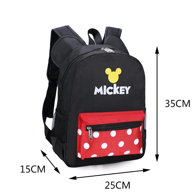 Новые плюшевые рюкзаки Disney Сумка с Микки Маусом для девочек рюкзак детей