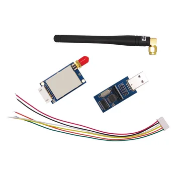 

4PCS SV611-TTL-433 Uart TTL Interface 433MHz Industrial Wireless RF Transceiver Module + 4PCS SW433-WT100 433MHz Antenna