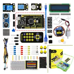 2019 Новинка! Обновленная версия Keyestudio Basic Starter Kit V2.0 (Mega 2560 Board) с подарочной коробкой для Arduino Kit + PDF (онлайн)