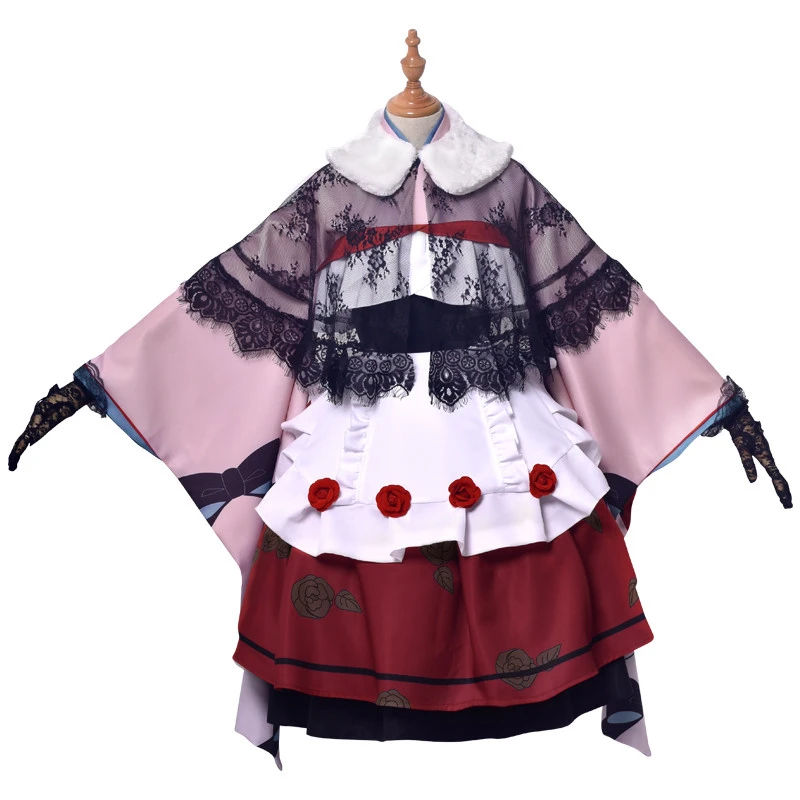 Новинка 2017 года Любительское аниме Rozen Maiden Райнер Рубин модные вечерние форма Cosply Костюм C