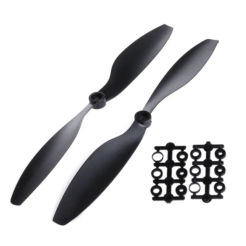 1 пара 1045 10x4 5 CW CCW Propeller Prop для RC мультикоптера квадрокоптера F450 черный|cw ccw|1045 propprop