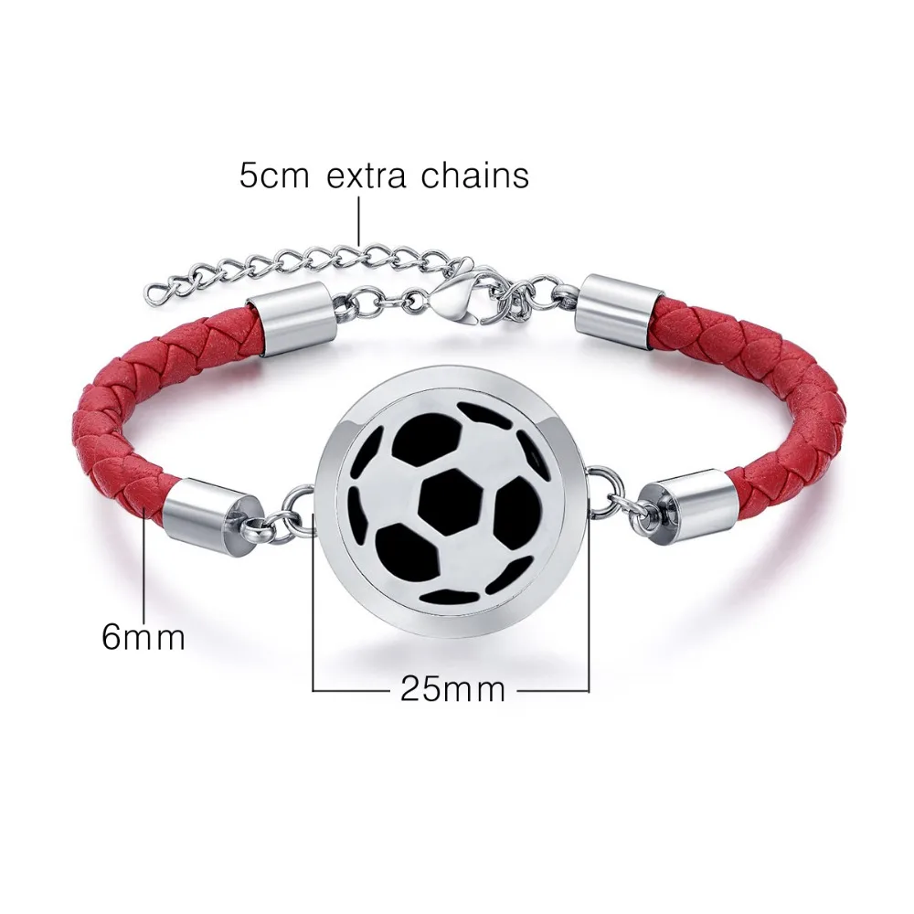 ZP-BD016-0 Essential Oil Leather Oiffuser Bracelet-3