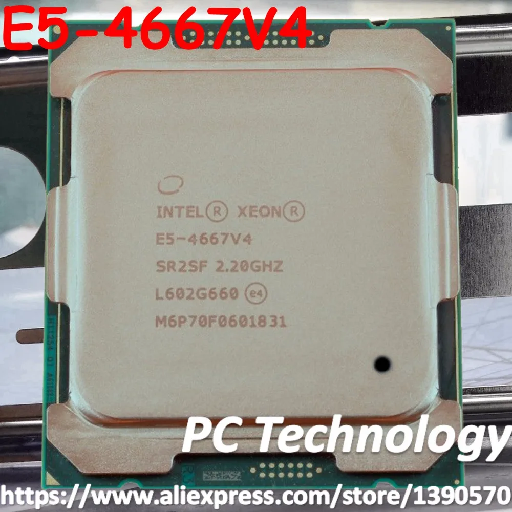 Intel Xeon QS Процессор E5 4667V4 2,20 ГГц для использования на глубине до 45 м 18-ядер 14NM E5-4667V4 LGA2011-3 135W E5-4667 V4 E5 4667 V4