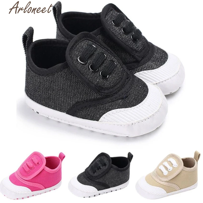 Arloneet 3 Colors Fashion First Walkers Baby Shoes 2017 Hot Boy Girl