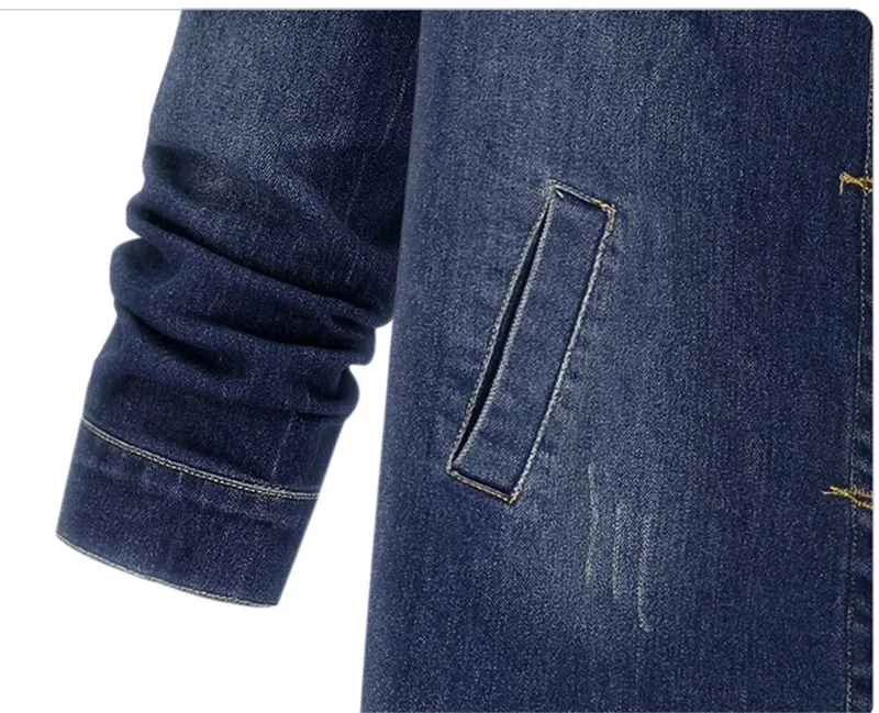 5xl À Jean Longue Xl Grande vent Nouveauté Automne Veste Denim En Coupe Stretch Manches Poches Taille Manteau Féminin Longues X161 dYqY8xtr