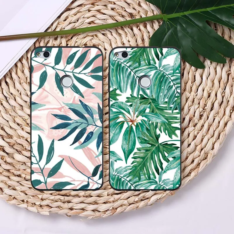 

For Huawei Honor 7C 5.99 inch/ Enjoy 8 / Nova 2 Lite / Y7 Prime 2018 Luxury Flamingo Flowers Leaves Pineapple Marble Cases Skin
