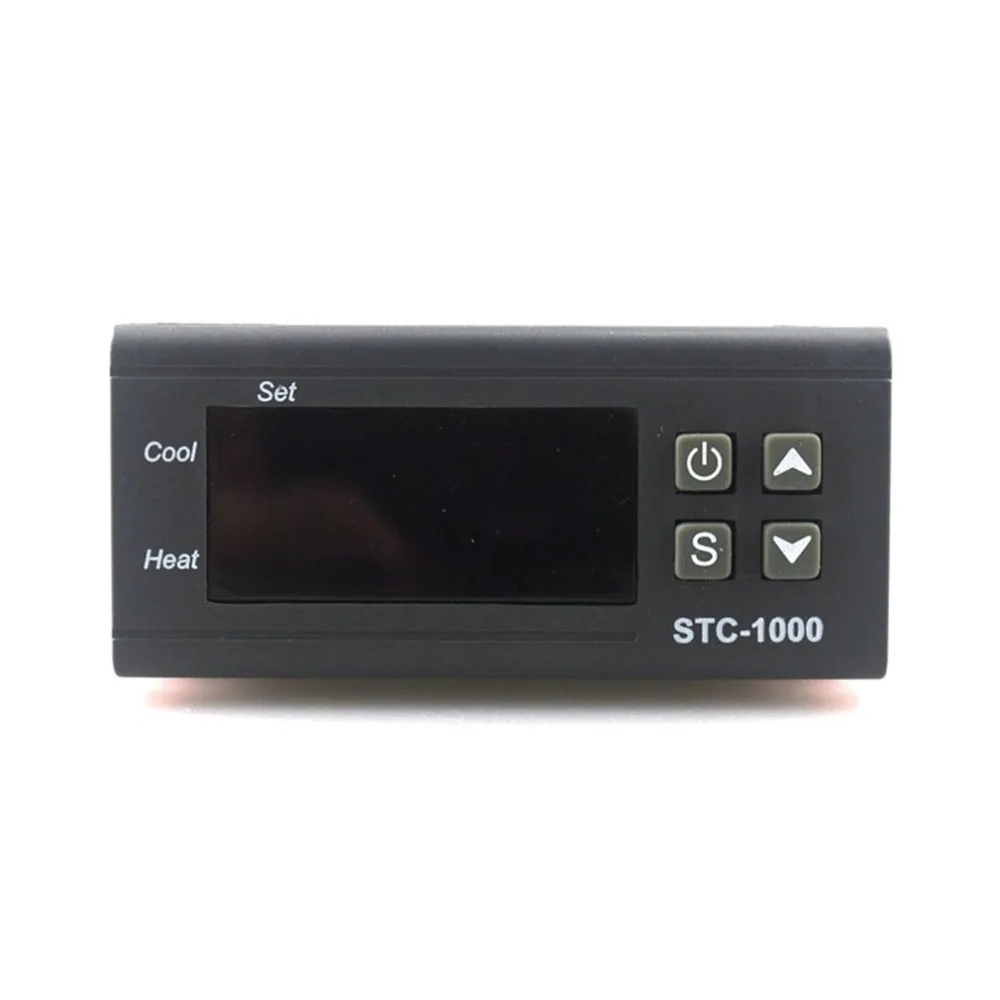 STC-1000 Digital Thermostat Incubator Temperature Controller Two Relay Output LED 110V 220V 12V 24V 10A Heat Cool