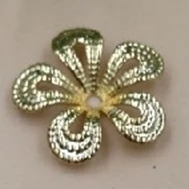 Gold Plated BoYuTe Diy аксессуары компоненты ювелирных украшений 200 шт 15 мм цветок шарик крышки Плавающие Подвески - Окраска металла: Gold Plated