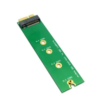 

10pcs/lot CY PCI-E 2 Lane M.2 NGFF 30mm 42mm SSD to EP121 UX21 UX31 ADATA XM11 SSD Add on Cards PCBA