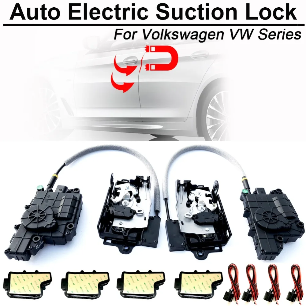 

CARBAR Smart Auto Electric Suction Door Lock for Volkswagen VW Series Automatic Soft Close Door Super Silence Car Vehicle Door