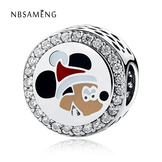 

2018 Authentic Sterling Silver 925 Original Charm Fit Pandora Bracelet Diy Charms Beads Fairy Tale Cartoon Mouse Jewelry
