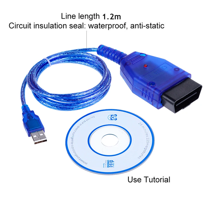 Rovtop VAG COM 409 1 vag409 ККЛ OBD2 USB кабель сканер Интерфейс для audi seat Volkswagen Skoda Z2| |