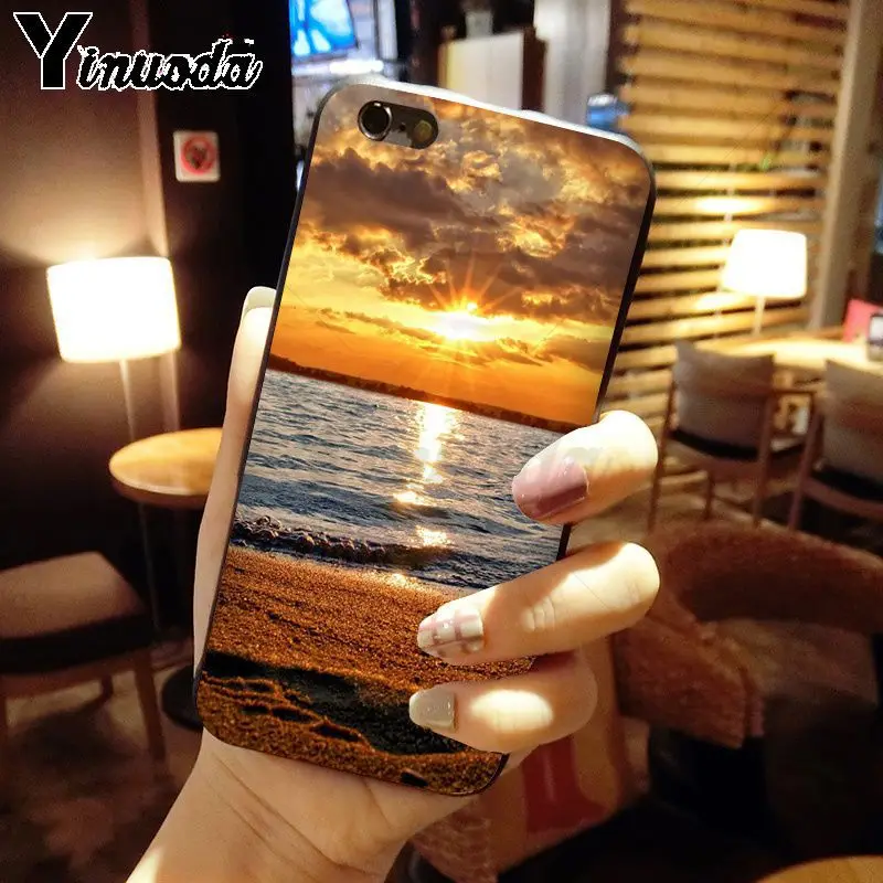 Чехол для телефона Yinuoda The Sea Waves Beach spray ocean island чехол iphone X XS MAX 8 7plus 5S SE 6s