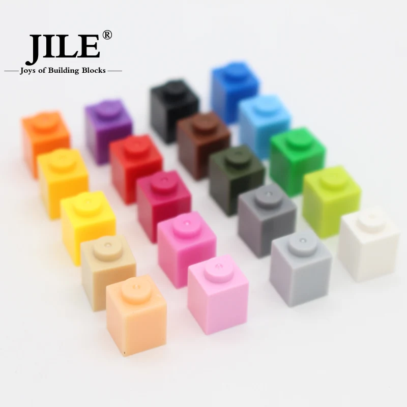 Free Shipping moc Brick 1x1 3h 3005 DIY enlighten block bricks Compatible With Assembles Particles 200PCS