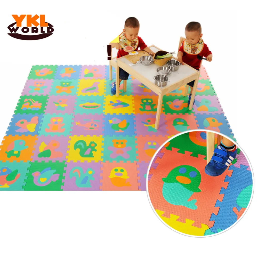 9PCS/Pack Hot EVA Baby Puzzle Mats Foam Educational Alphabet Number