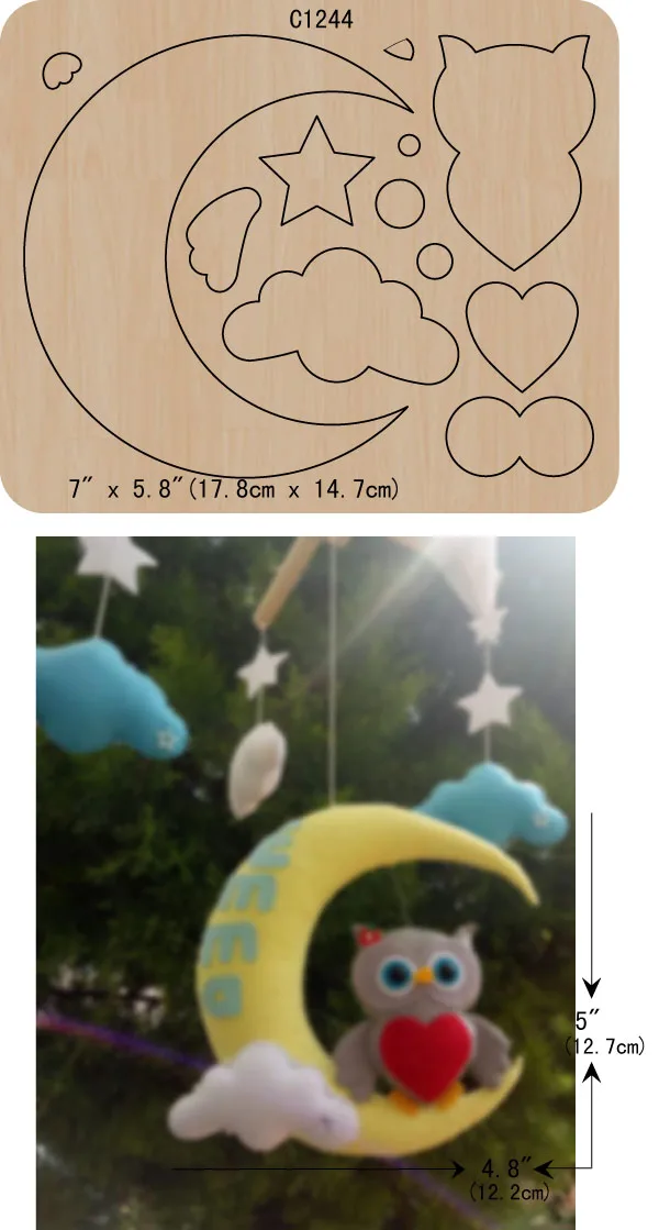 

New Owl Wooden die Scrapbooking C-1244 Cutting Dies Multiple sizes