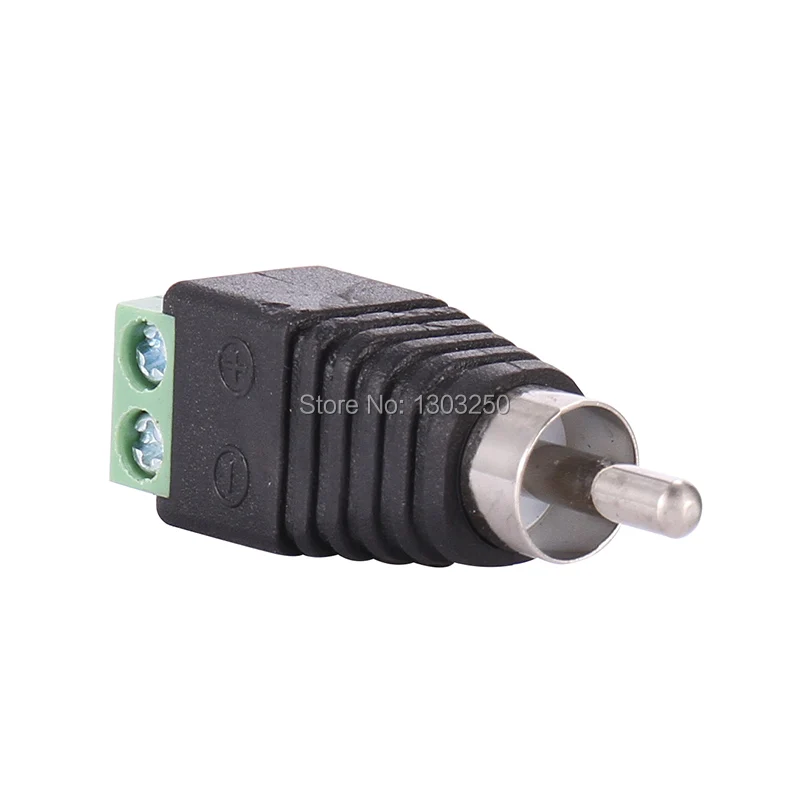 100 шт. Coax CAT5 для камеры CCTV RCA Видео Аудио AV Balun Разъем Мужской Adatper разъем|cat5 connector|cat5