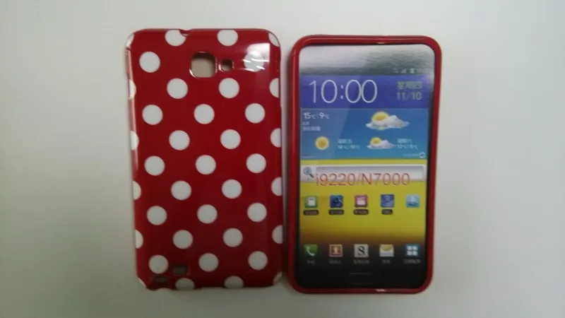 Samsung Galaxy Note i9220 Polka Dots Case (6)