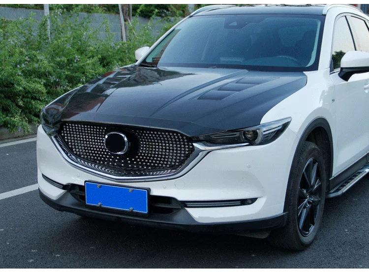 Для Mazda CX-5 CX5 передний бампер полный звезда гонки решетка грили крышка отделка автомобиля Стайлинг Аксессуары гриль