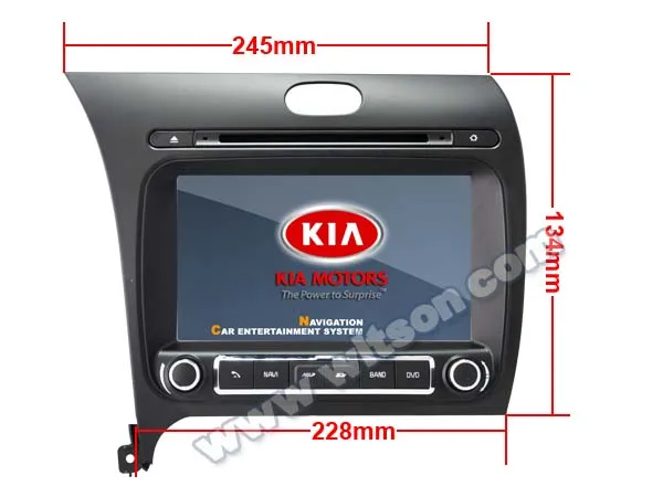 Flash Deal 7" Android 8.0 OS Car DVD Multimedia GPS Radio for Kia Forte 2013-2018 & Cerato (YD) 2013-2018 (Left Driver Only) & K3 2013-2018 2