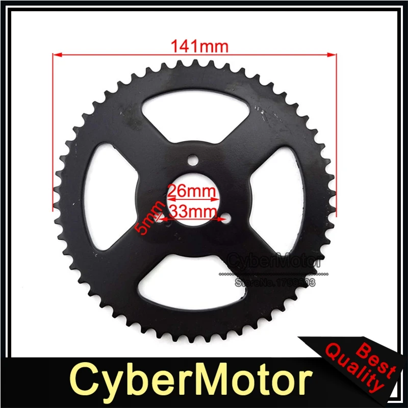 44-Tooth Steel Bicycle Chainring – Fits Cruiser, Chopper, BMX & More (24 Models Available!)