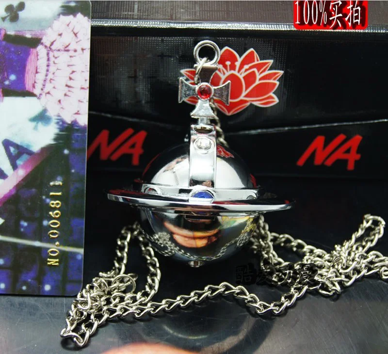 Nana Okazaki Shinichi Lighter Shin Ai Yazawa Nana Cosplay Necklace Pendants Accessories Sliver Golden Figure toys in Box (5)