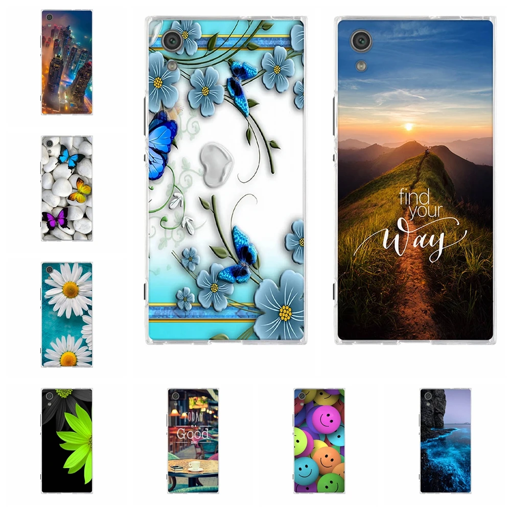 

For Sony Xperia XA1 Cover TPU For Sony Xperia XA1 G3121 G3112 G3125 G3116 G3123 Case Cat Pattern For Sony Xperia XA1 Dual Shell