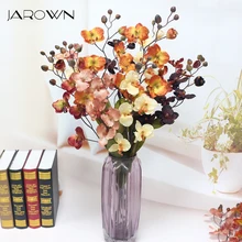 JAROWN Искусственные цветы-бабочки, искусственные цветы на стол, шелковые цветы для свадьбы, вечерние украшения для дома
