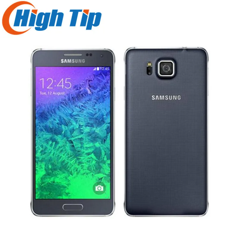 refurbished Original Unlocked Samsung Galaxy Alpha G850A G850 G850F Ouad Core 16GB ROM 12 0MP 4