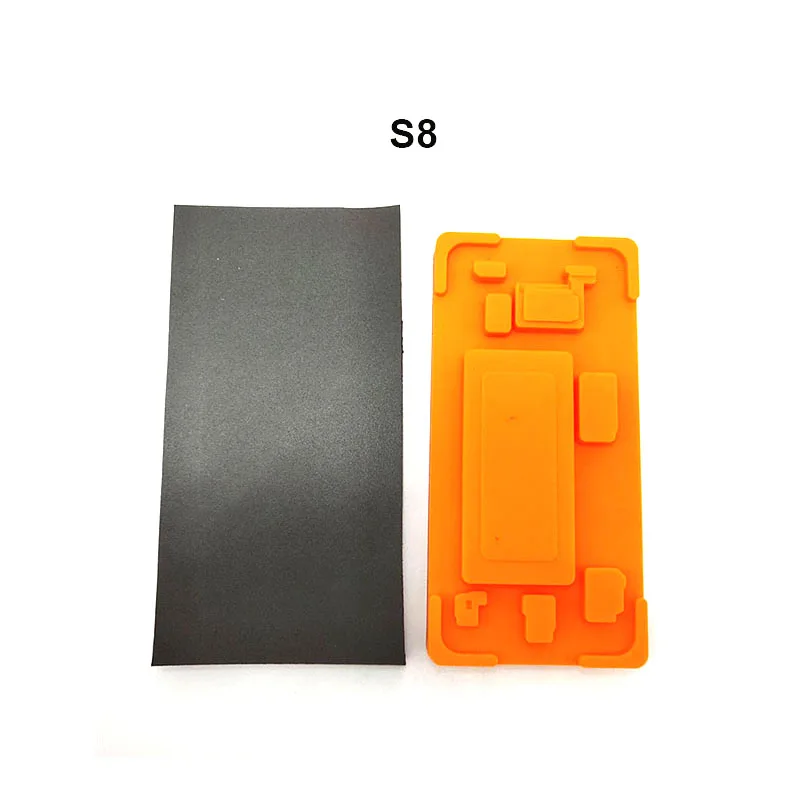 Рамка форма для ламинирования для samsung Edge Curve S7 S8 S8+ S9 S9+ Note 8 Note 9 со средней рамкой негнутая Гибкая ламинирующая форма