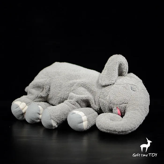 Cute Soft Children's Toys Pillow Real Life Stuffed Animal Toy Sleeping Elephant Doll Birthday Present Dolls Store | Игрушки и хобби