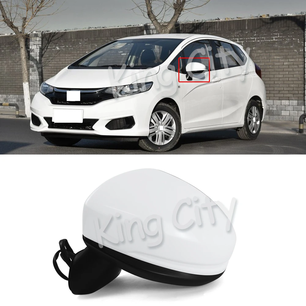 Capqx 3/5/7 провода для Honda Fit снаружи Зеркало заднего вида боковое зеркало заднего вида для реверсивное зеркало в сборе