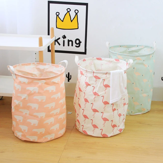 Us 9 74 39 Off New Style Laundry Basket For Dity Clothes Decorative Basket Cotton And Linen Storage Basket For Toys Panier De Rangement Dolap In