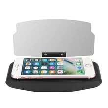Pare-Brise de voiture Projecteur HUD Head Up Display Universal Mobile Téléphone Titulaire Multifonction 6.5 Pouce Pour iPhone Pour Samsung GPS
