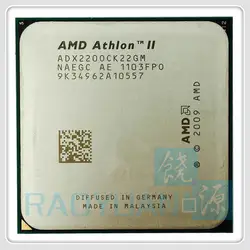 AMD Athlon II X2 220 X2-220 2,8 ГГц двухъядерный процессор Процессор процессор ADX220OCK22GM гнездо AM3 938pin