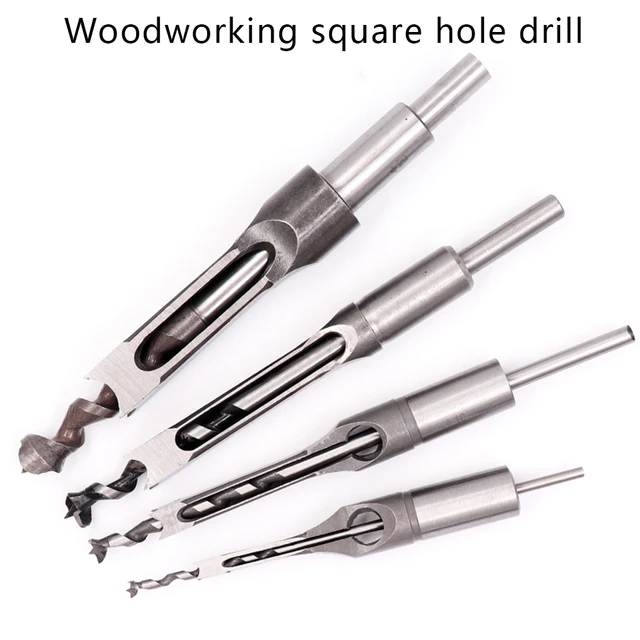 $US $22.16  4pcs Woodworking Square Drill Bits Set Wood Mortising Chisel Countersink Bits Woodworker Tool Kits 