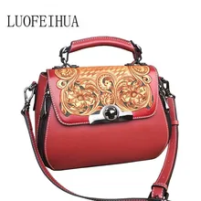 LUOFEIHUA Новая высококачественная кожаная сумка с тиснением, кожаная сумка для банкета, дизайнерская сумка