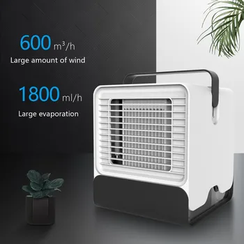 

USB Thermostat Cooling Portable Mini Negative Ion Air Condition Humidifier Purifier Fans for Offices Children's Living Room Home