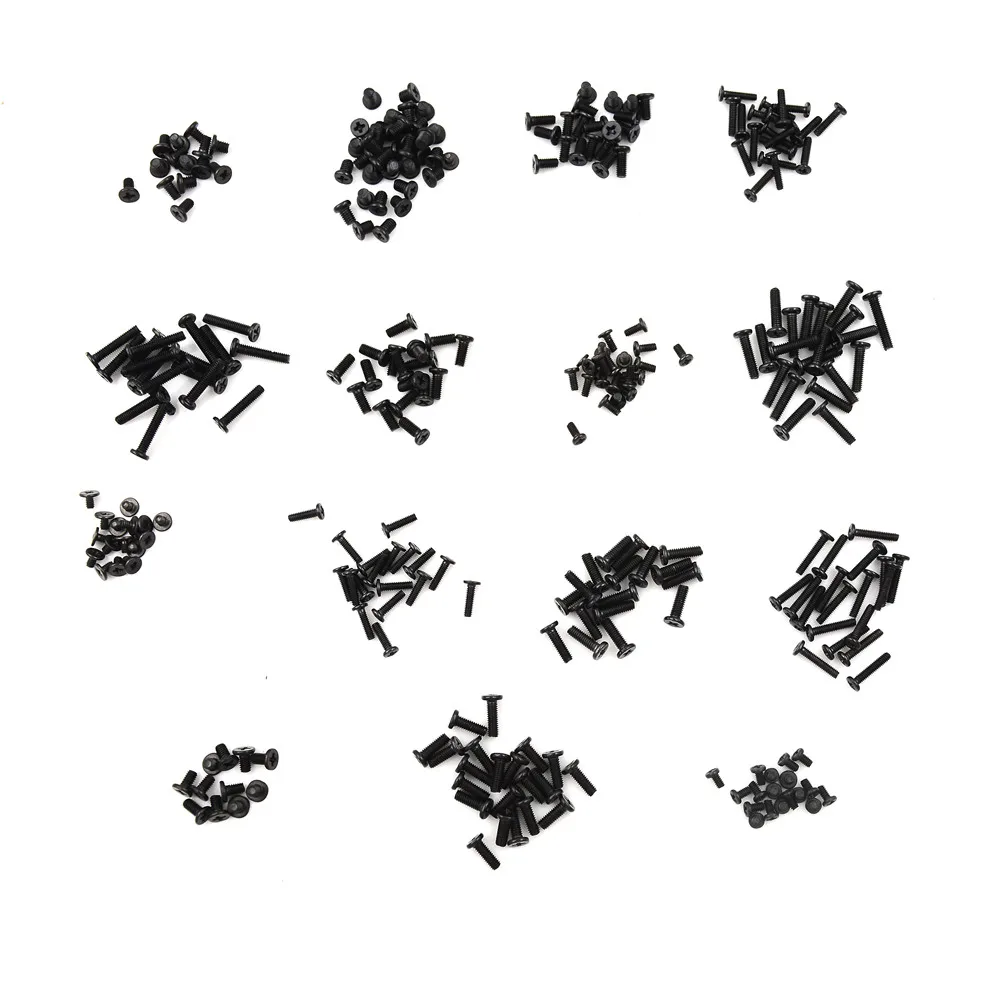 500Pcs 18 Kinds of Small Stainless Steel Screws Electronics Nuts Assortment for Home Tool Kit Used for watch laptop repair 500Pcs 18 Kinds of Small Stainless Steel Screws Electronics Nuts Assortment for Home Tool Kit Used for watch laptop repair