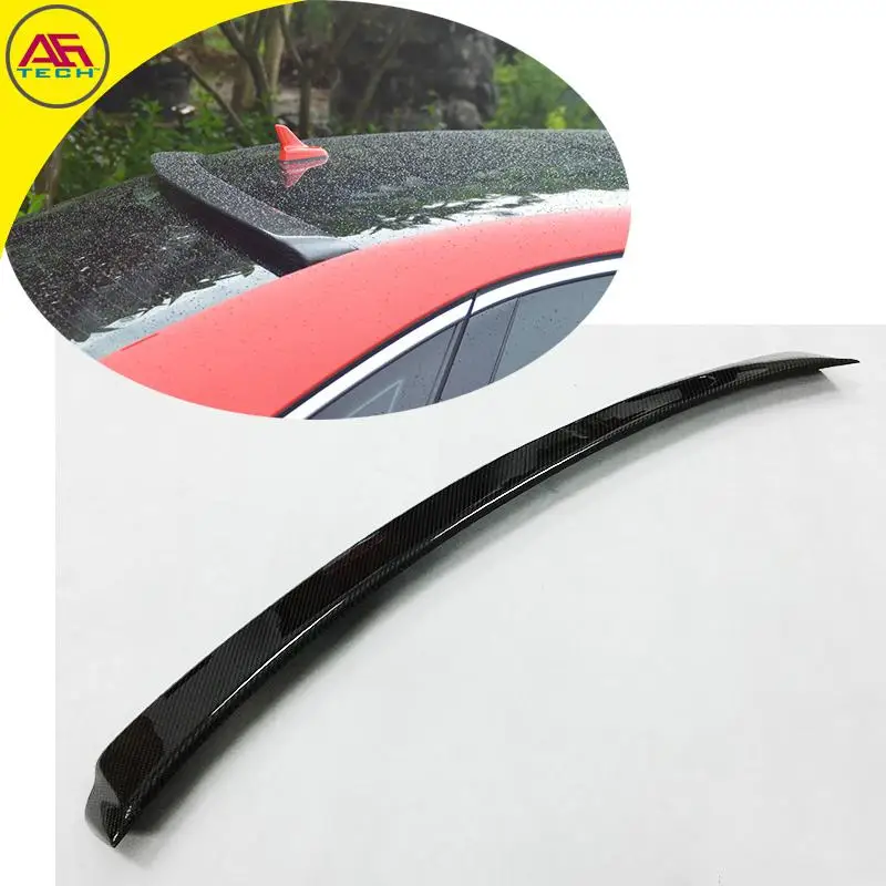 

Carbon fiber CA auto roof spoiler upper spoiler wing back window sheild spooiler rear spoiler wing for Audi A3 S3 sedan 2013+