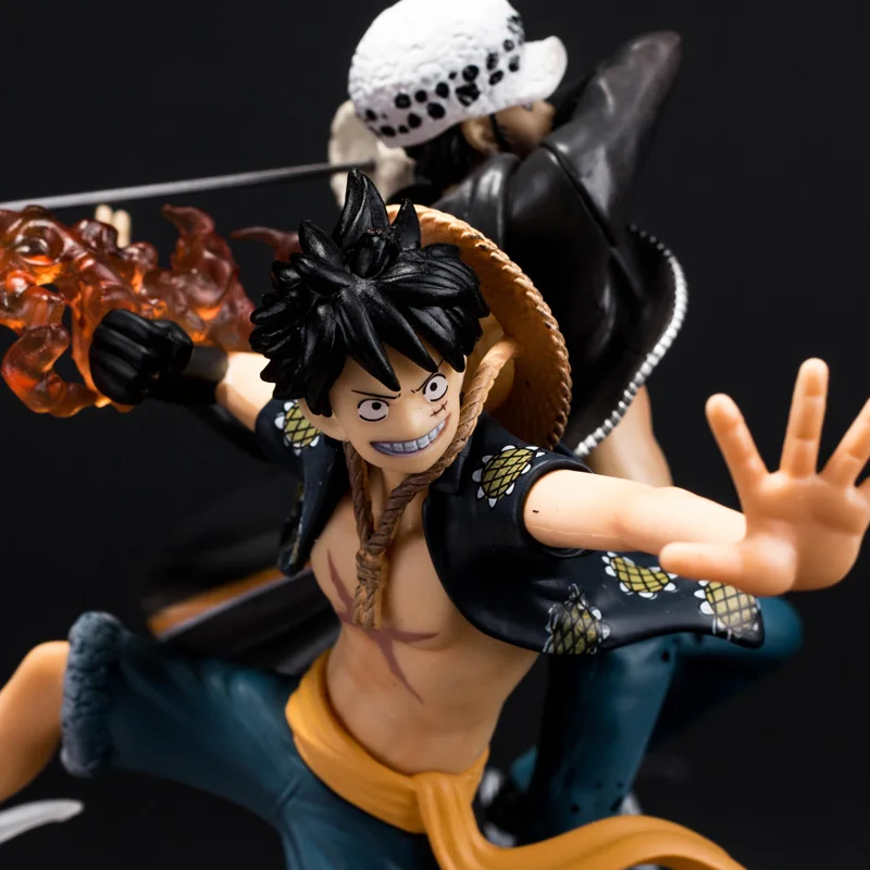 Аниме One Piece Luffy & Trafalgar Law экшн фигурка Коллекционная модель игрушка 18 см|one piece