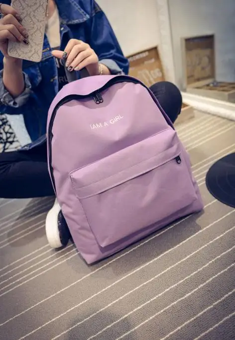 Хит, брезентовый Рюкзак Унисекс для мальчиков и девочек, женский рюкзак на молнии, школьная сумка на плечо для книг# T2