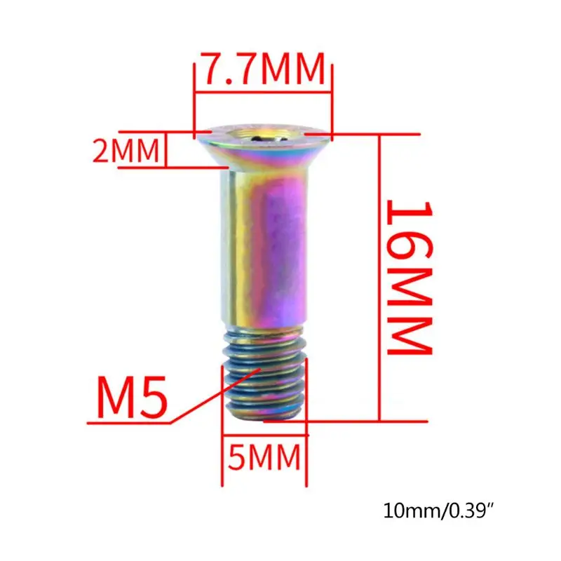 Винт велосипедный задний переключатель колеса болт из титанового сплава MTB велосипед ремонт инструменты аксессуары