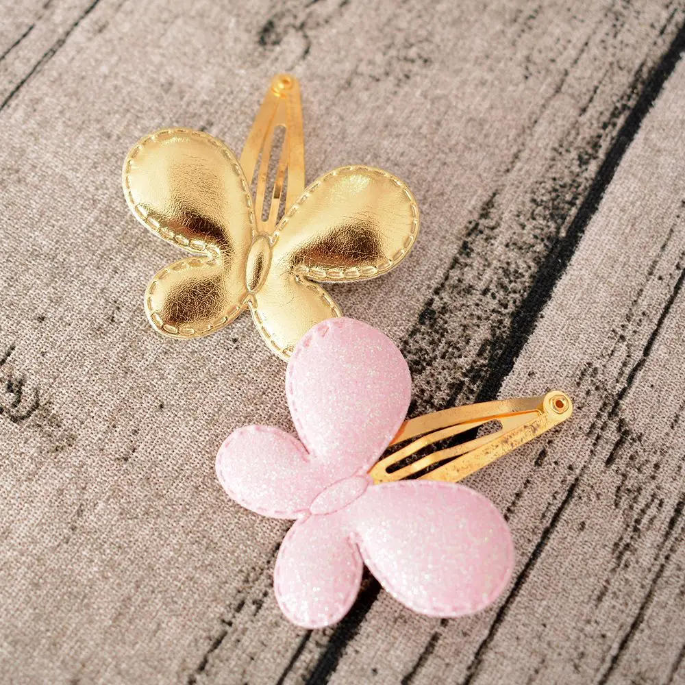 1pc Girl Sequins Butterfly Barrettes Glitter BB Clip Hair Clips Kids Child Hairpins Children Hair Pin Hair Accessory Cute Decor