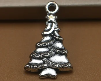

140pcs Exquisite star Christmas tree charm notebook bag Mobile phone accessories gift craft Jewelry earring bracelet necklace