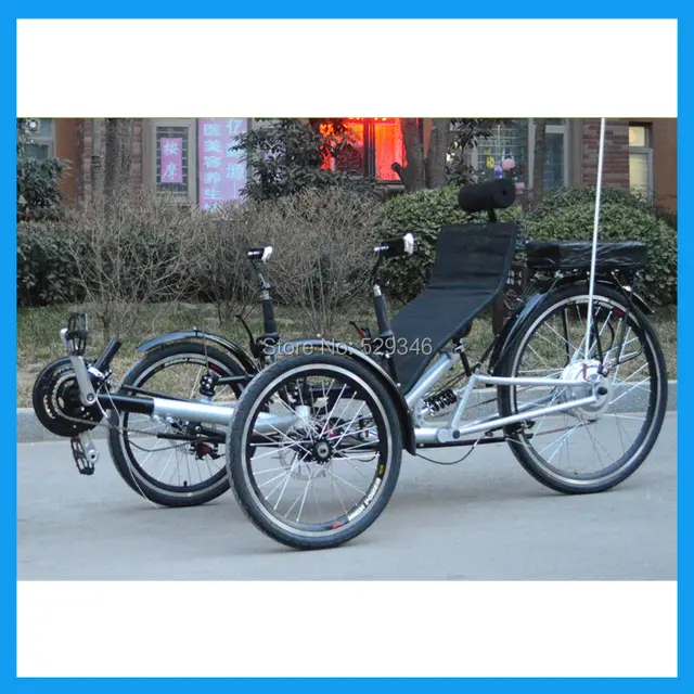 500watt 48V 20Ah Pedal Assisted Electric Recumbent Trikein Bicycle