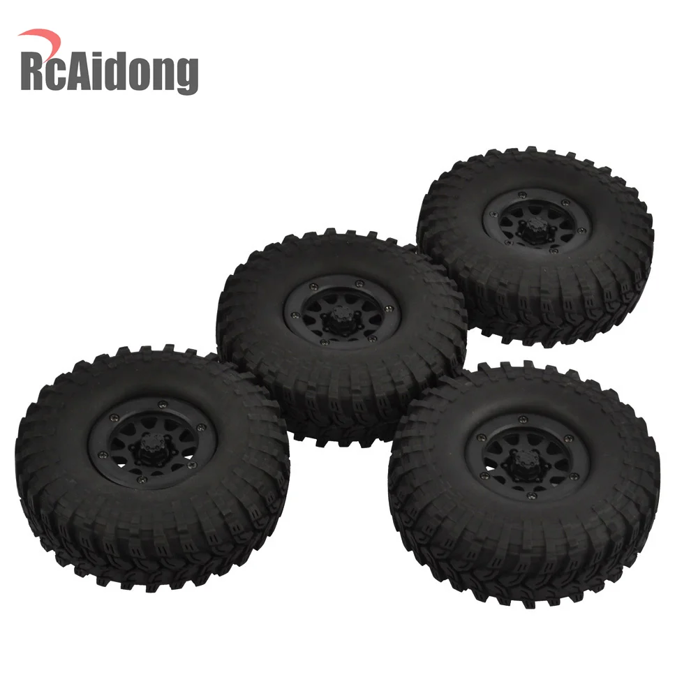 4 шт. 114 мм 1 9 &quotрезиновые шины и колеса Beadlock для осевого SCX10 90046 Traxxas TRX4 D90 1:10 RC Рок