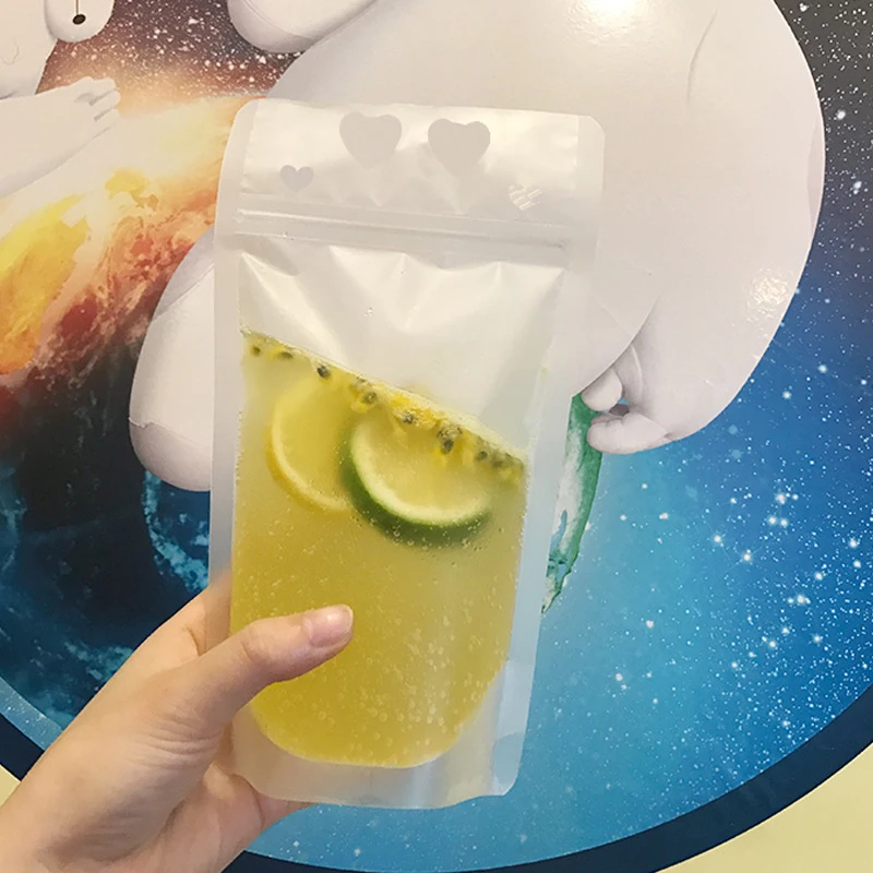 Drinking Bags with Heart Shape Hole